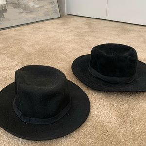 2 black hats